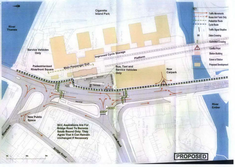 Proposed new cycle route